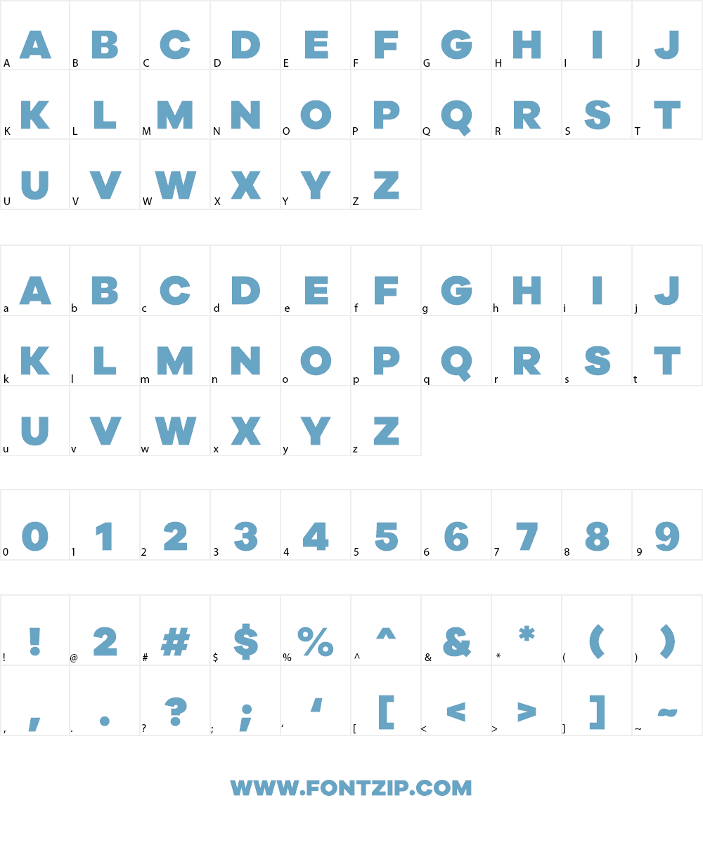 NickTitling Font Character